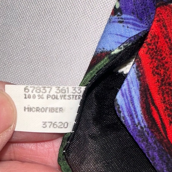 Oscar De La Renta Studio Tie Vintage Colorful Abstract - Picture 6 of 7